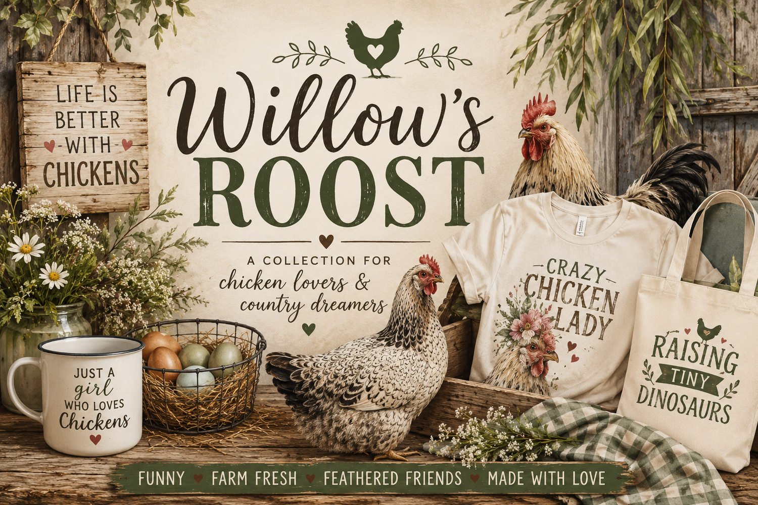 Willow’s Roost Chicken Gifts