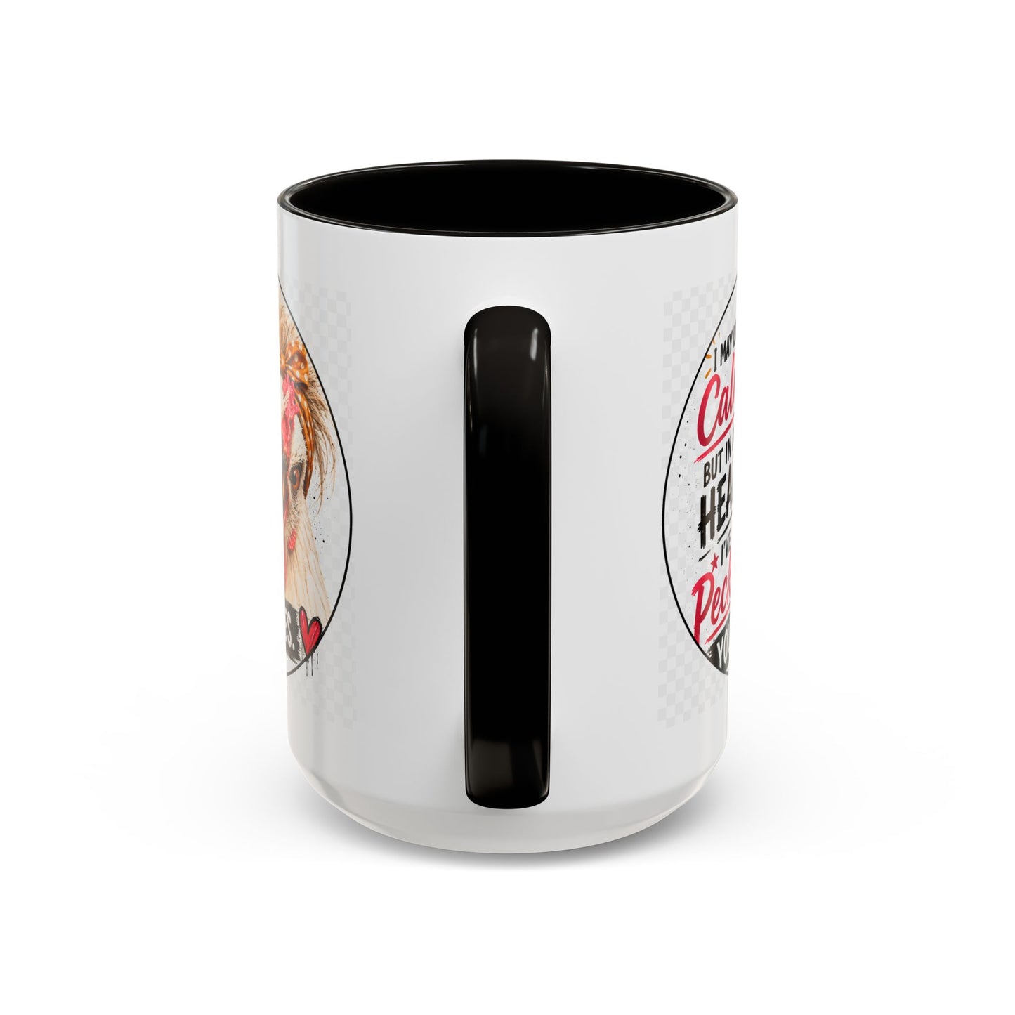 Funny Chicken Coffee Mug | I May Look Calm But In My Head I've Pecked You 3 Times | 15 oz Gift for Chicken Moms & Backyard Chicken Lovers